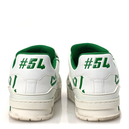 Louis Vuitton Mens LV Trainer Sneakers 10.5 Green 6 of 13