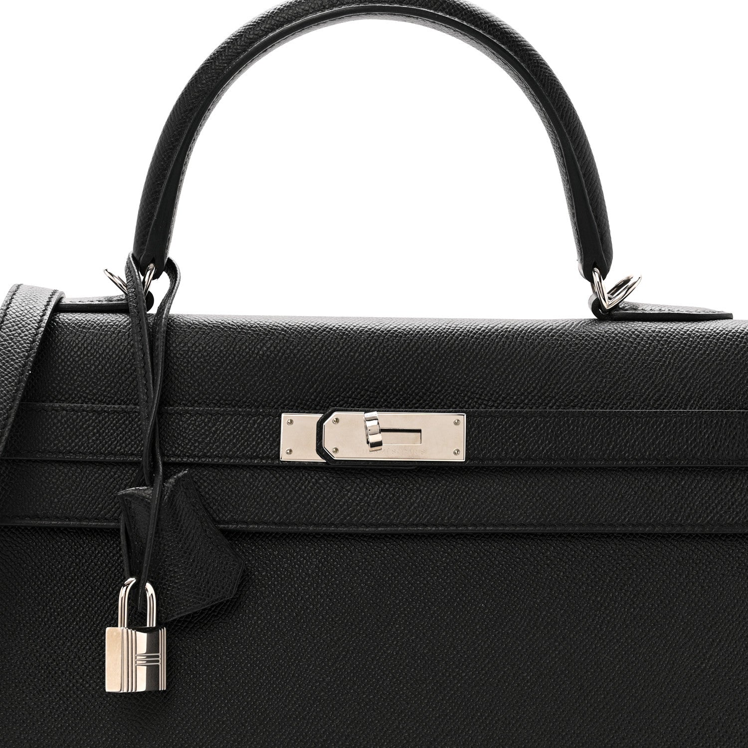 Hermes Epsom Kelly Sellier 35 Black 8 of 13