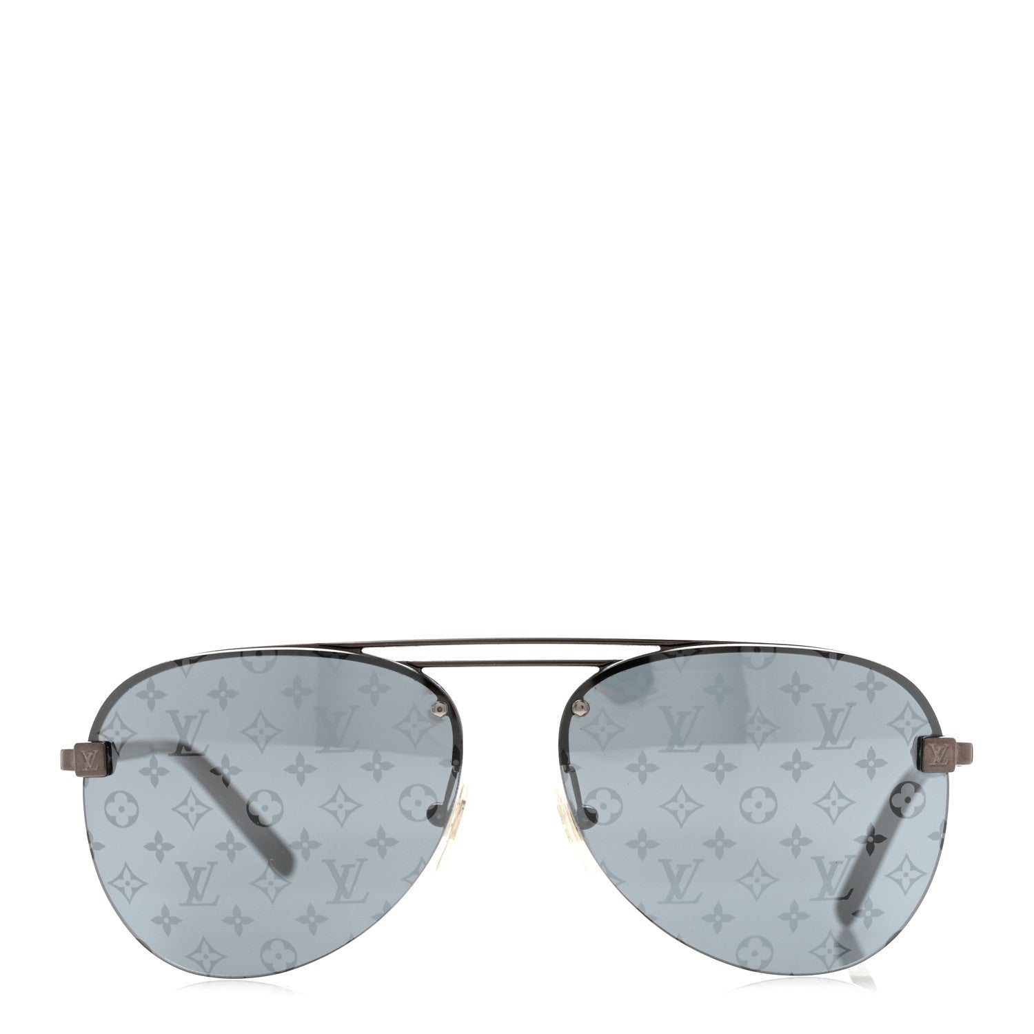Louis Vuitton Monogram Clockwise Sunglasses Z1019E Dark Gun 2 of 7
