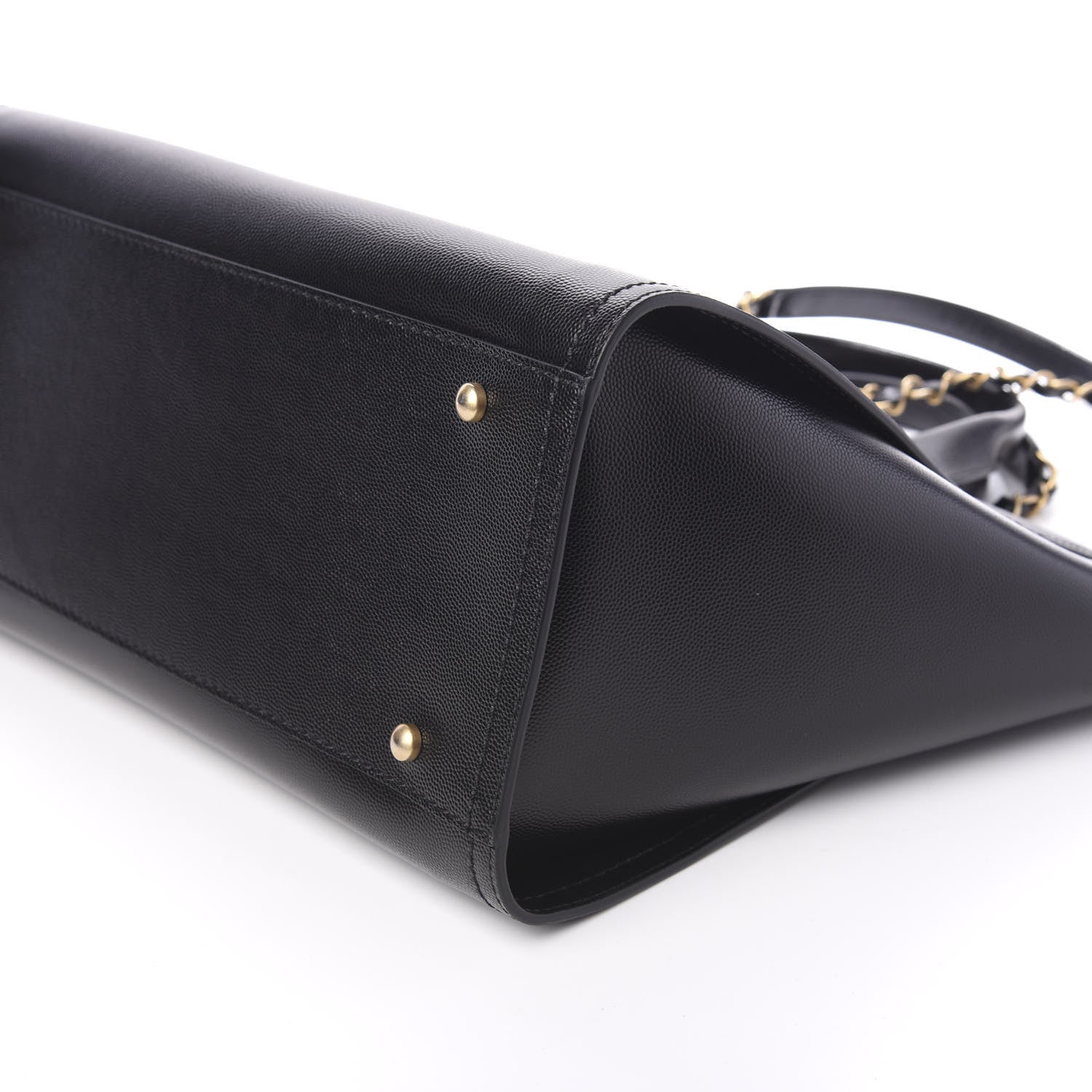 Chanel Caviar Small Studded Deauville Tote Black 8 of 9