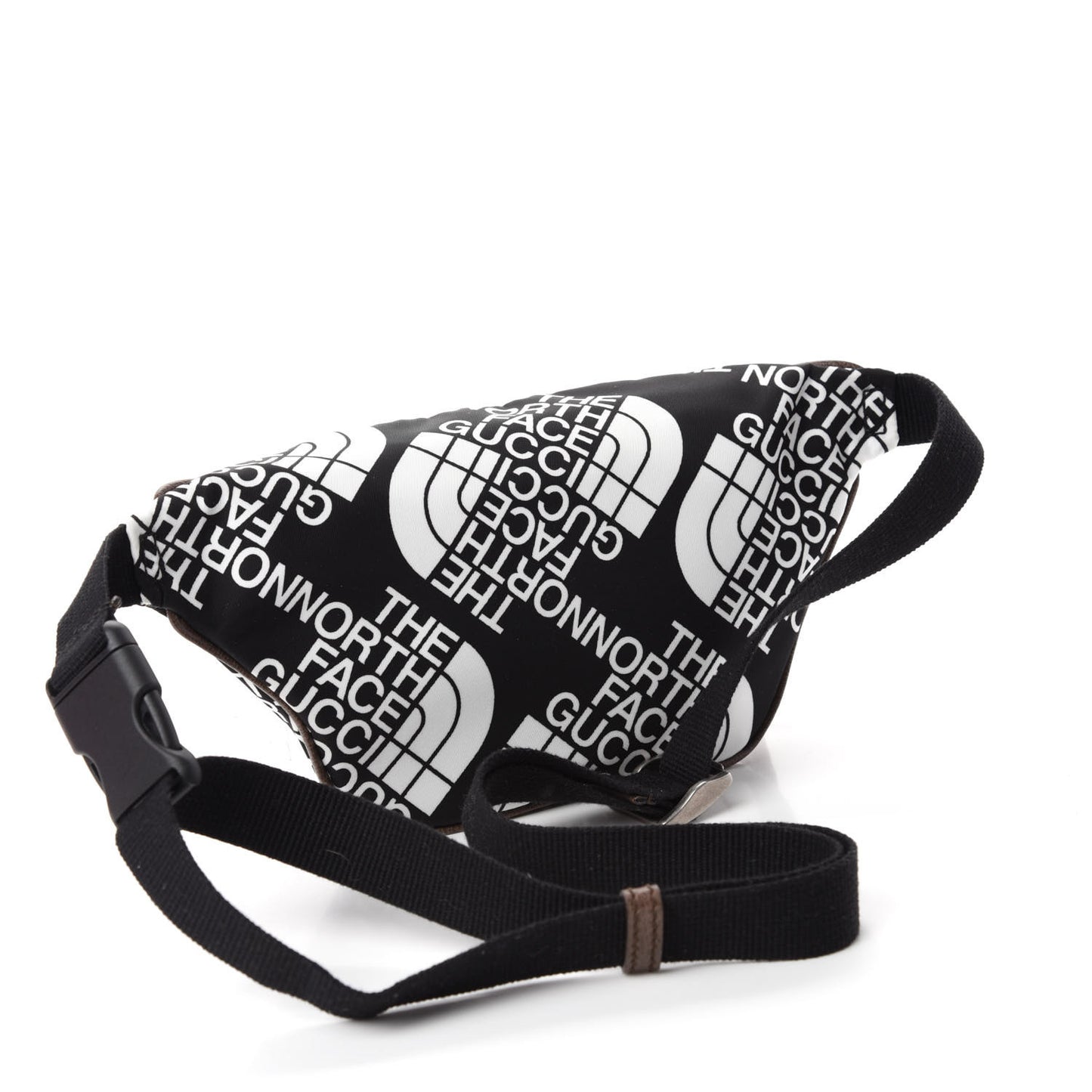 X THE NORTH FACE Econyl Nylon Belt Bag Black Ivory Crop