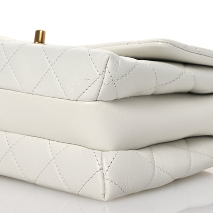 Chanel Calfskin Quilted Mini Chain Strap Flap White 12 of 13