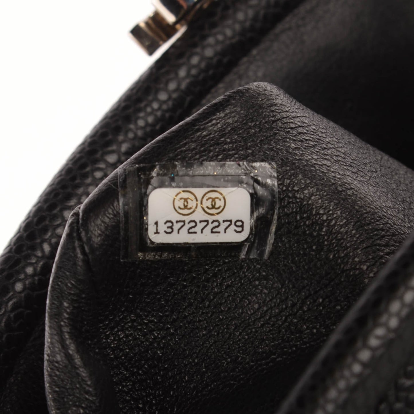 Caviar Quilted Timeless Clutch Black