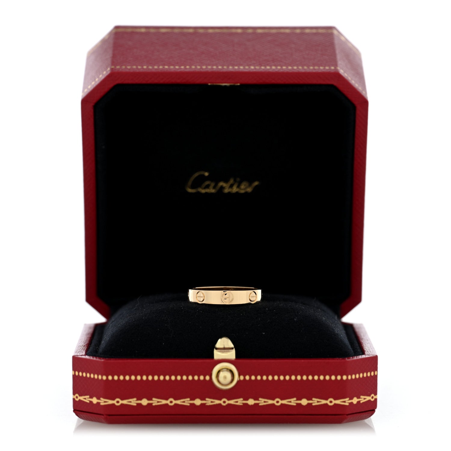 Cartier 18K Yellow Gold 3.5mm LOVE Wedding Band Ring 52 6 5 of 5