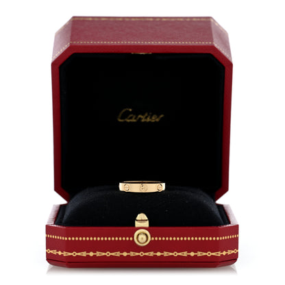 Cartier 18K Yellow Gold 3.5mm LOVE Wedding Band Ring 52 6 5 of 5