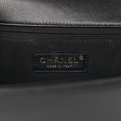 Chanel Caviar Quilted New Medium Boy Flap Black 6 of 11