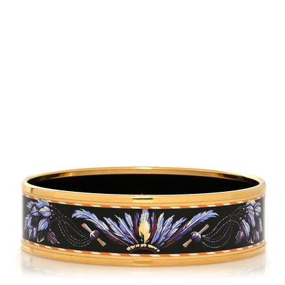 Hermes Enamel Printed Medium Brazil Bracelet 1 of 5