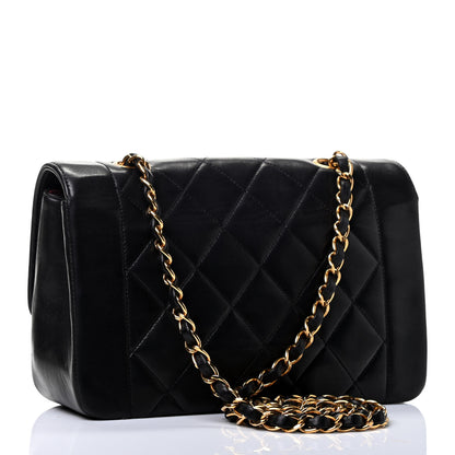 Chanel Lambskin Quilted Small Single Flap Black 2 of 4