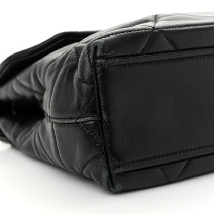 Prada Nappa Triangle Stitched Large Spectrum Bag Black 10 of 12