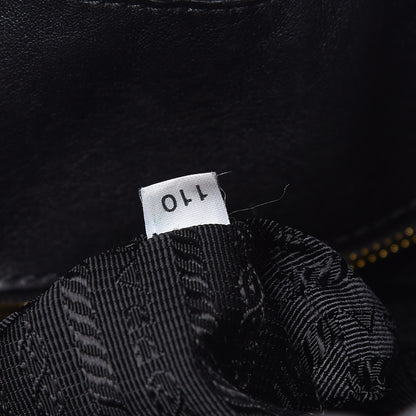 Prada Soft Calf Tote Black 8 of 10
