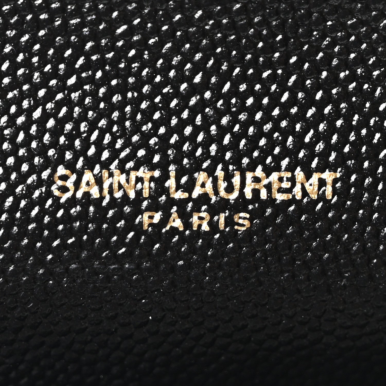 Saint Laurent Grain De Poudre Uptown Chain Wallet Black 7 of 11