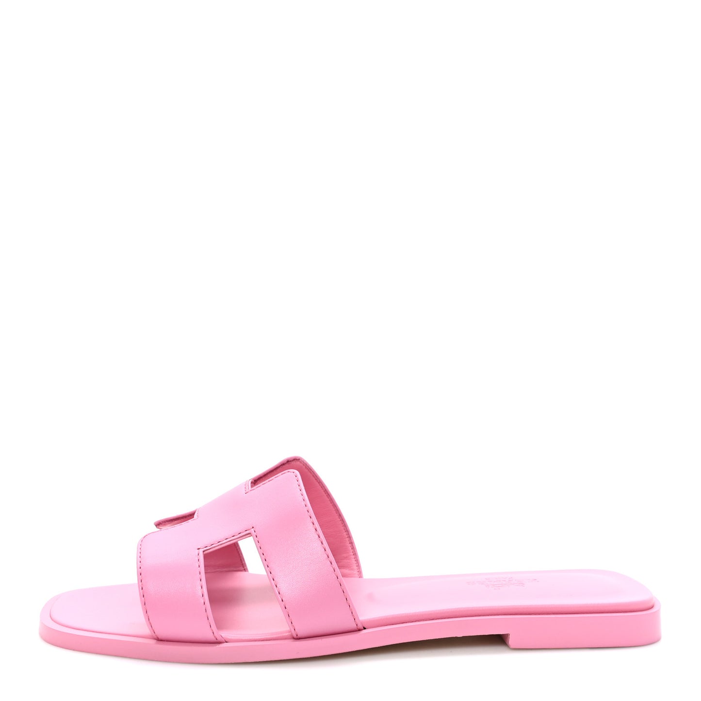 Box Calfskin Oran Sandals 37.5 Rose Petale