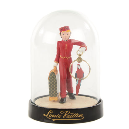 Louis Vuitton Glass Porter Bell Boy Snow Globe Boule 1 of 5