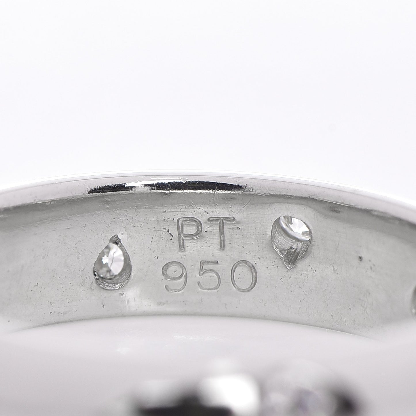 Platinum Diamond 4mm Etoile Band Ring 49 5