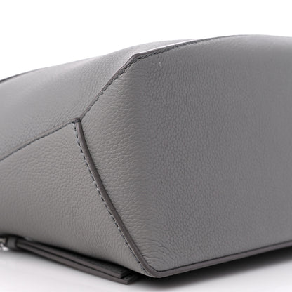 Loewe Soft Grained Calfskin Small Puzzle Edge Bag Pearl Grey 7 of 8