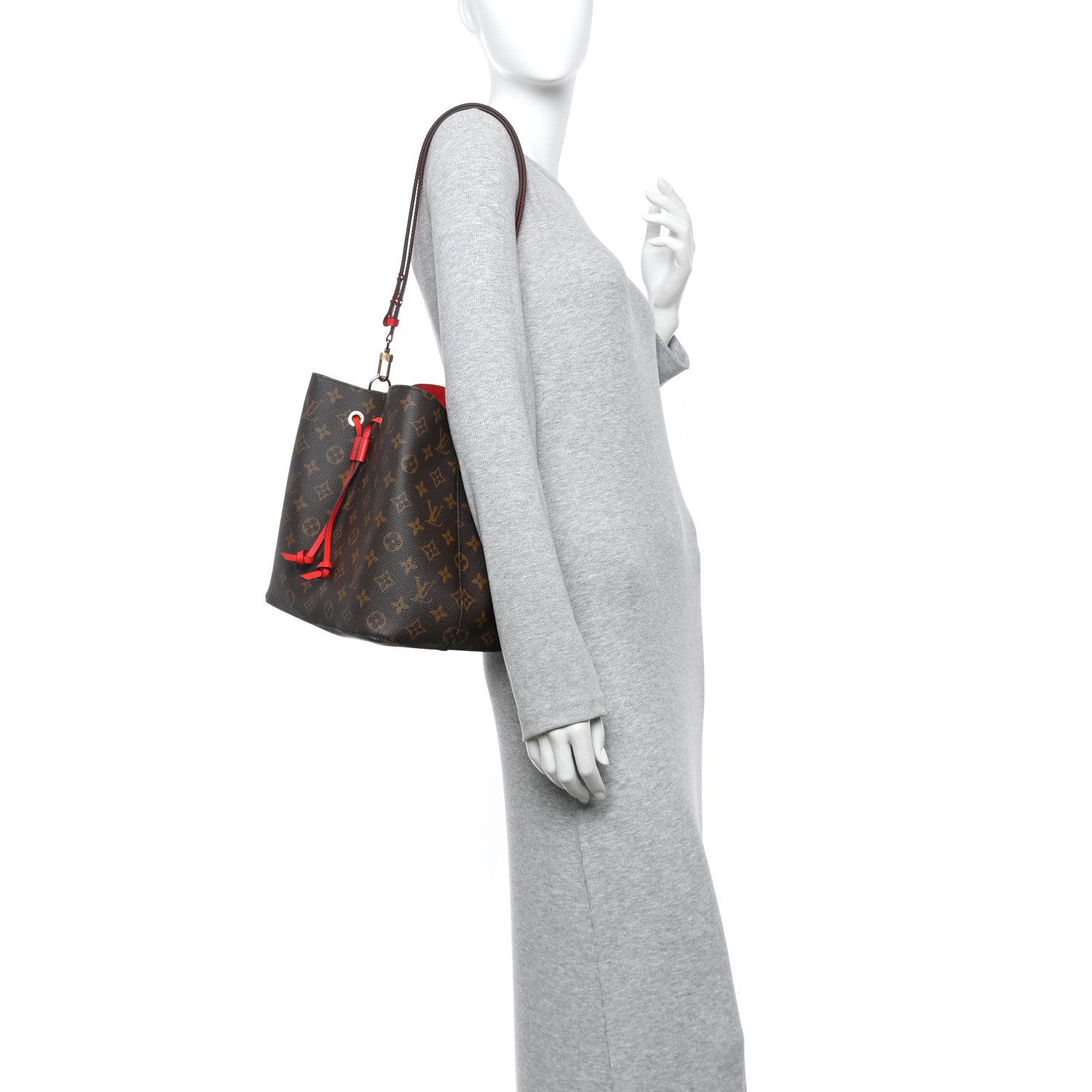 Louis Vuitton Monogram Neonoe MM Coquelicot 2 of 9