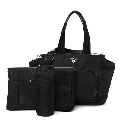Prada Nylon Vela Baby Bag Black 3 of 17