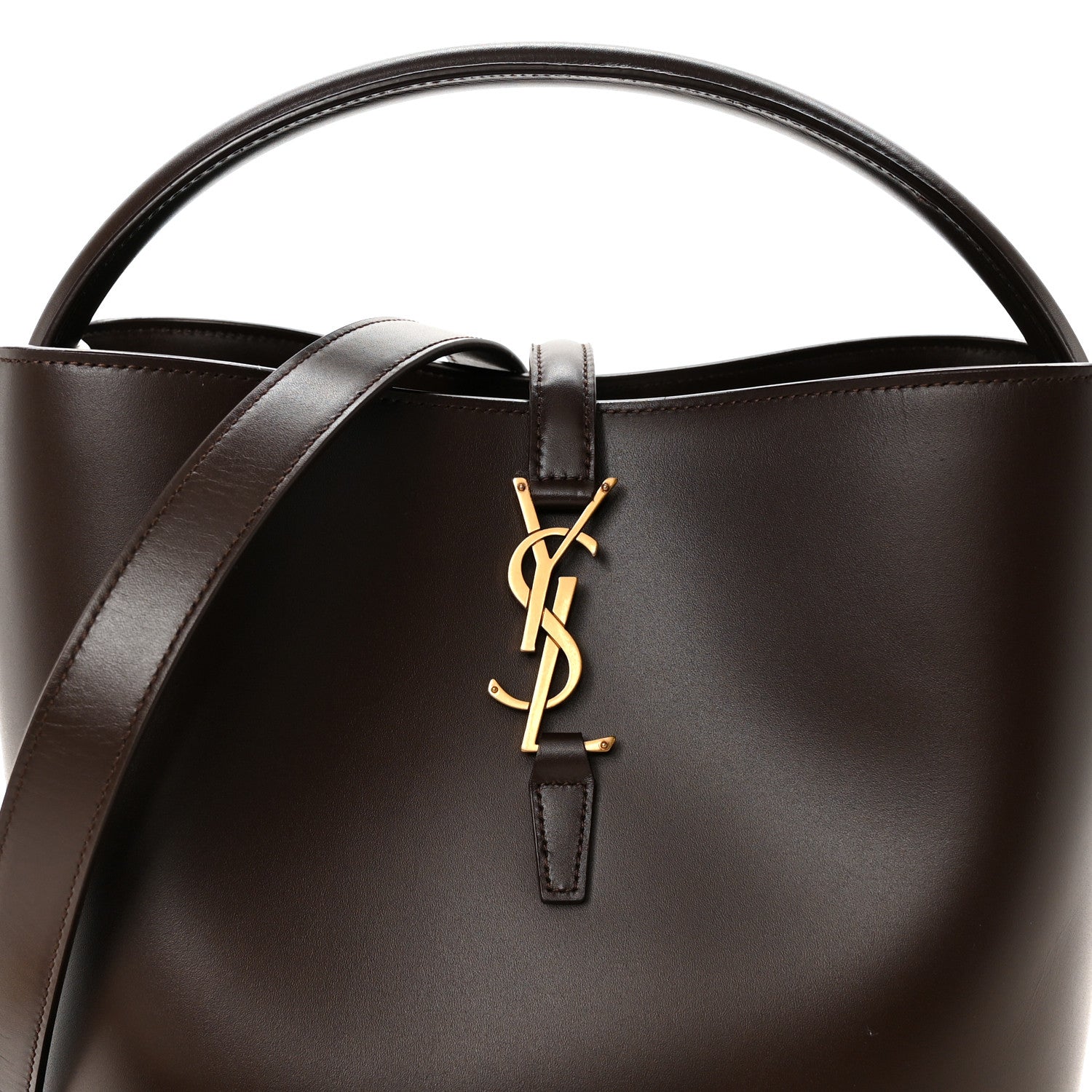 Saint Laurent Shiny Calfskin Le 37 Small Bucket Bag 11 of 13