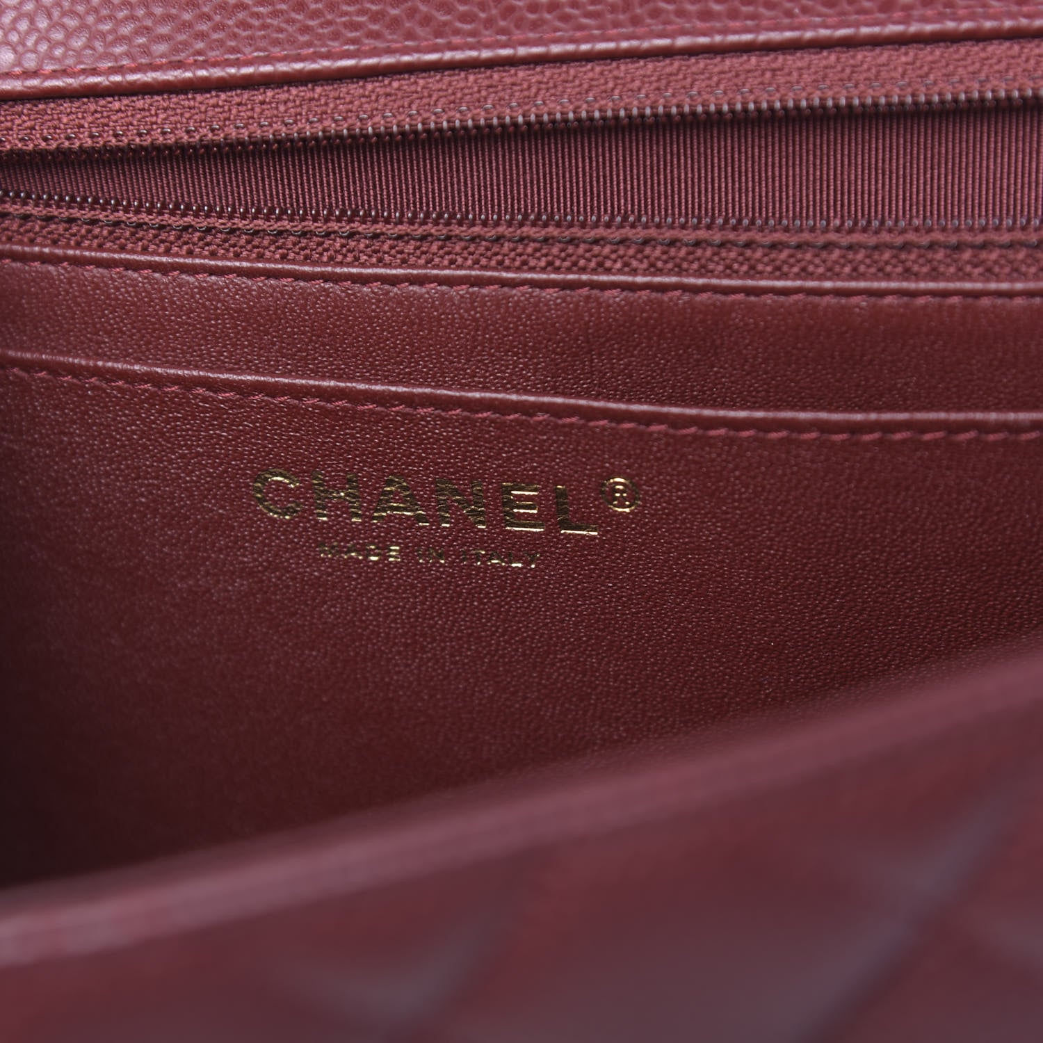 Chanel Caviar Quilted Maxi Single Flap Red 6 of 10