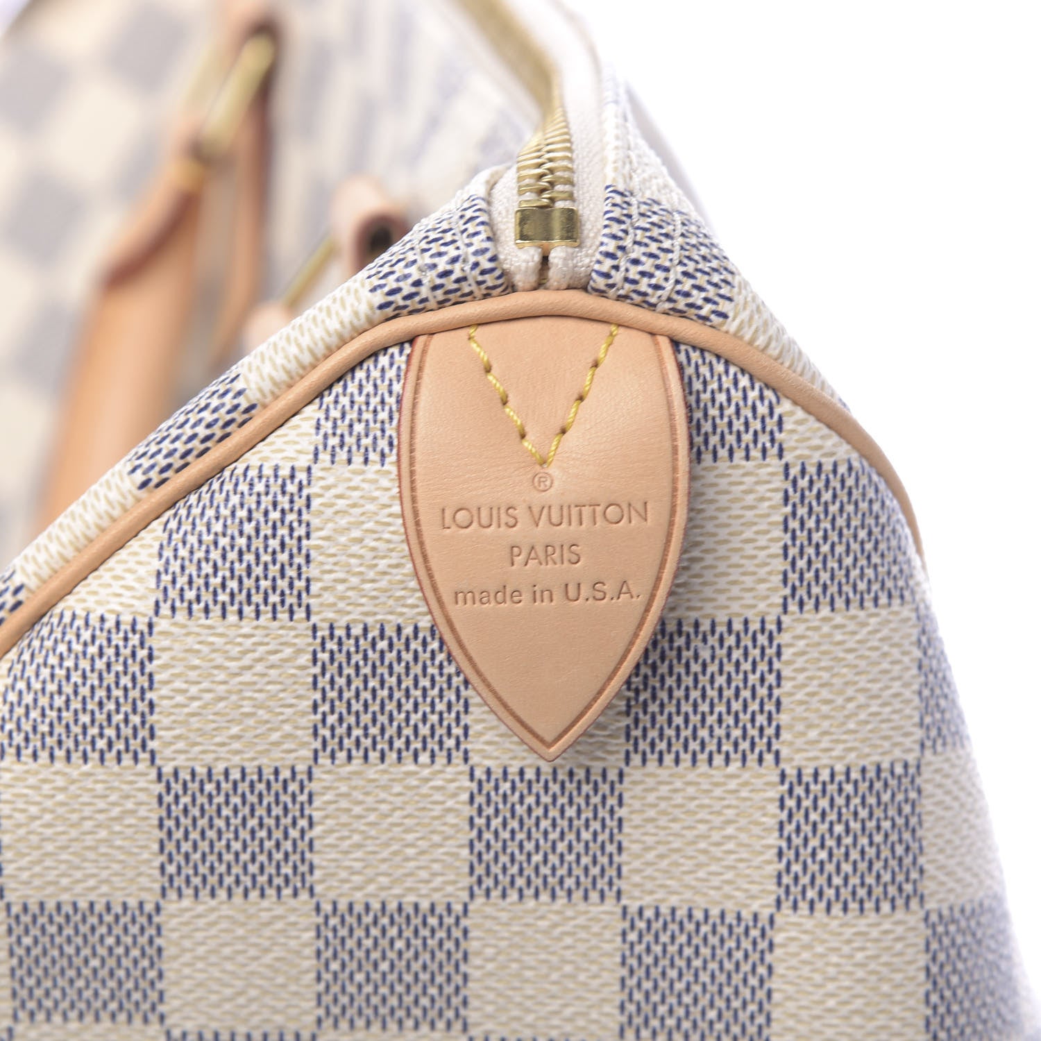 Louis Vuitton Damier Azur Speedy 30 6 of 10