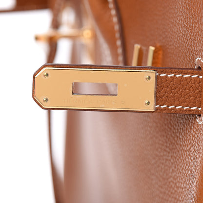 Hermes Natural Barenia Faubourg Birkin 35 Fauve 20 of 32