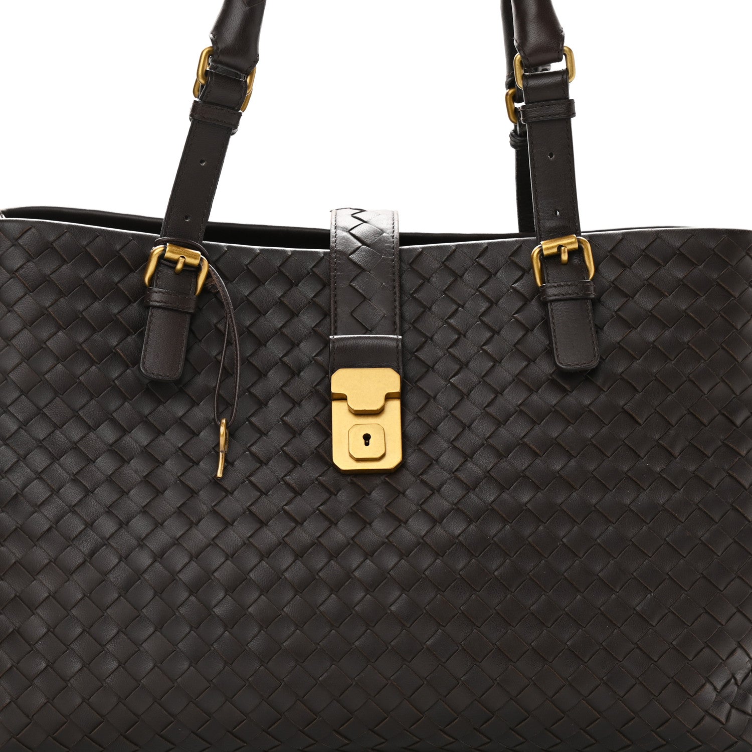 Bottega Veneta Nappa Intrecciato Medium Roma Tote Moro 11 of 14