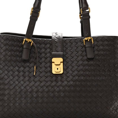 Bottega Veneta Nappa Intrecciato Medium Roma Tote Moro 11 of 14
