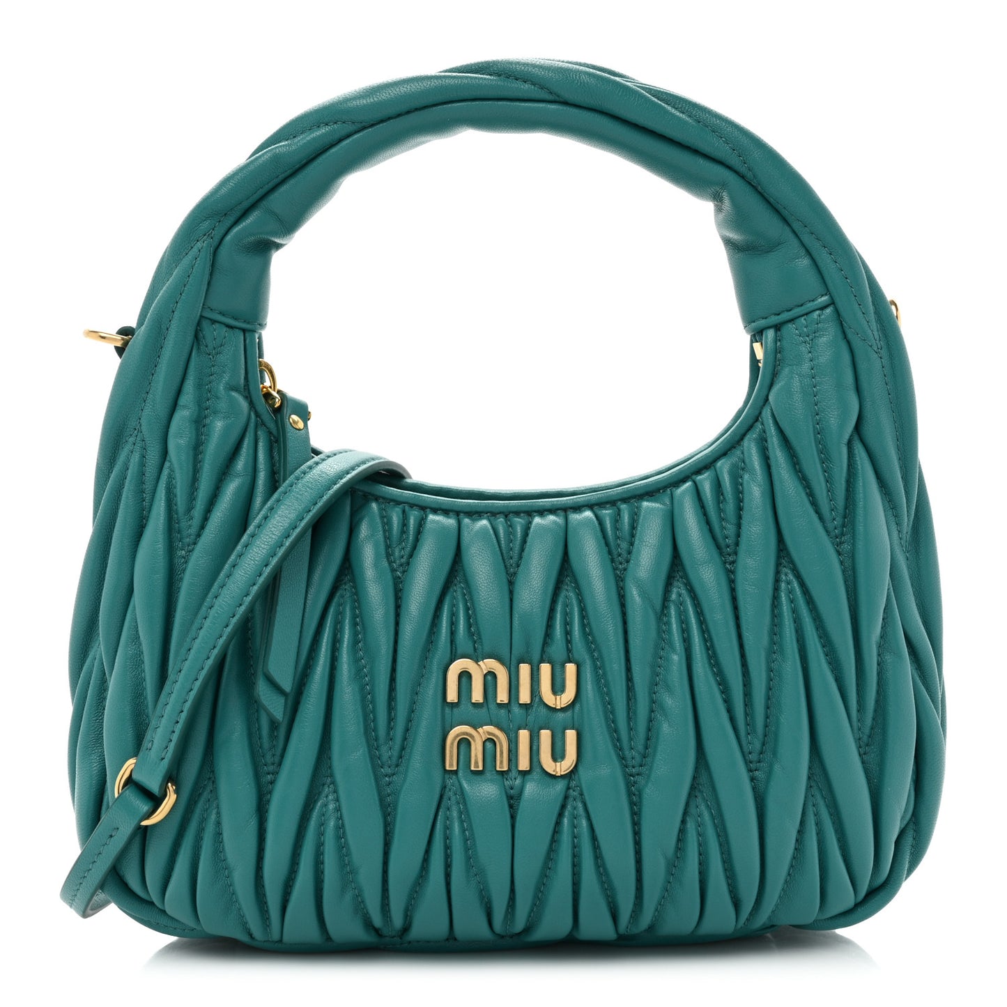 Nappa Matelasse Small Wander Hobo Laguna