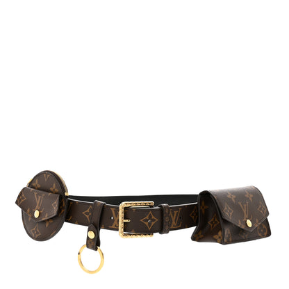 Louis Vuitton Monogram 30mm Daily Multi Pocket Belt 80 32 1 of 7