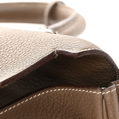 Hermes Taurillon Clemence Kelly Retourne 35 Etoupe 13 of 20