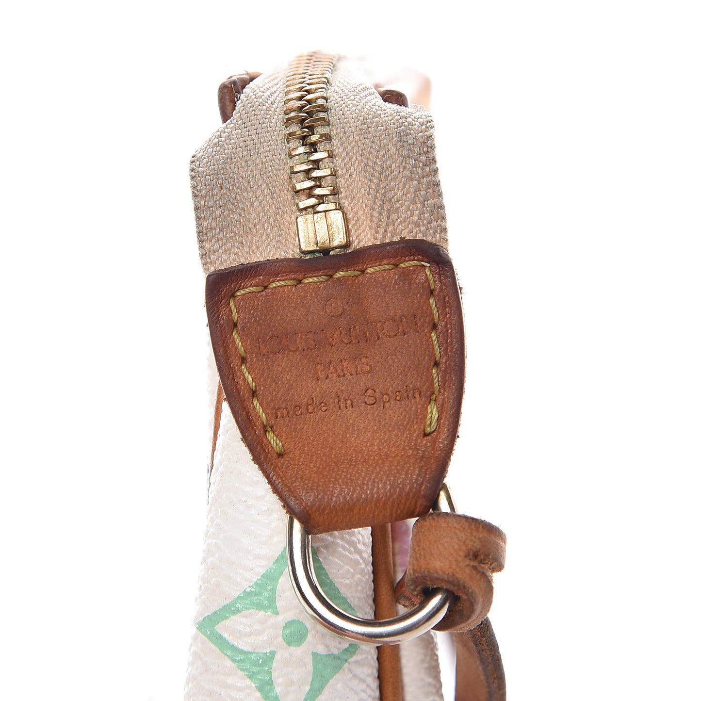 Monogram Multicolor Pochette Accessories White