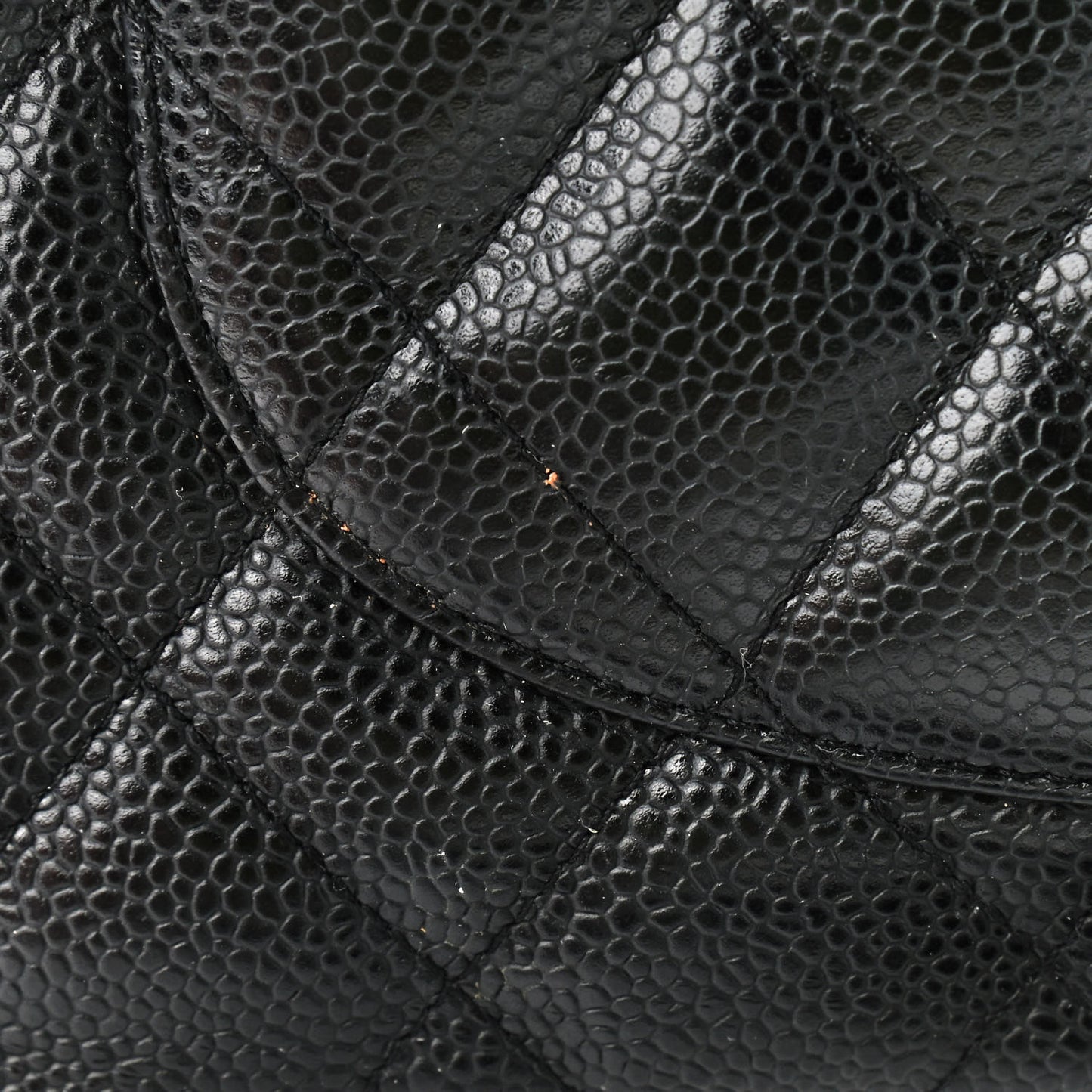 Caviar Quilted Jumbo Single Flap Black