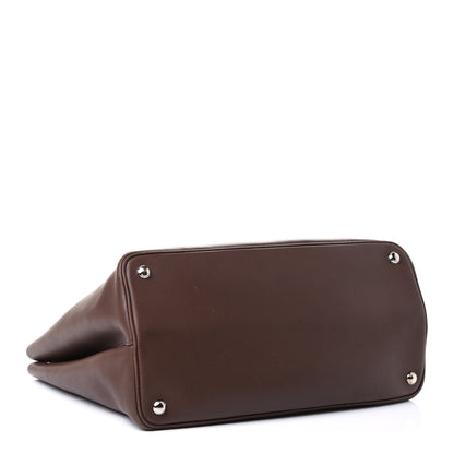 Prada Saffiano Cuir Small Double Bag Cacao 7 of 22