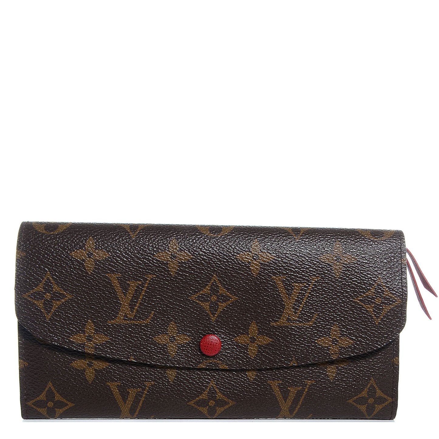 Monogram Emilie Wallet Red