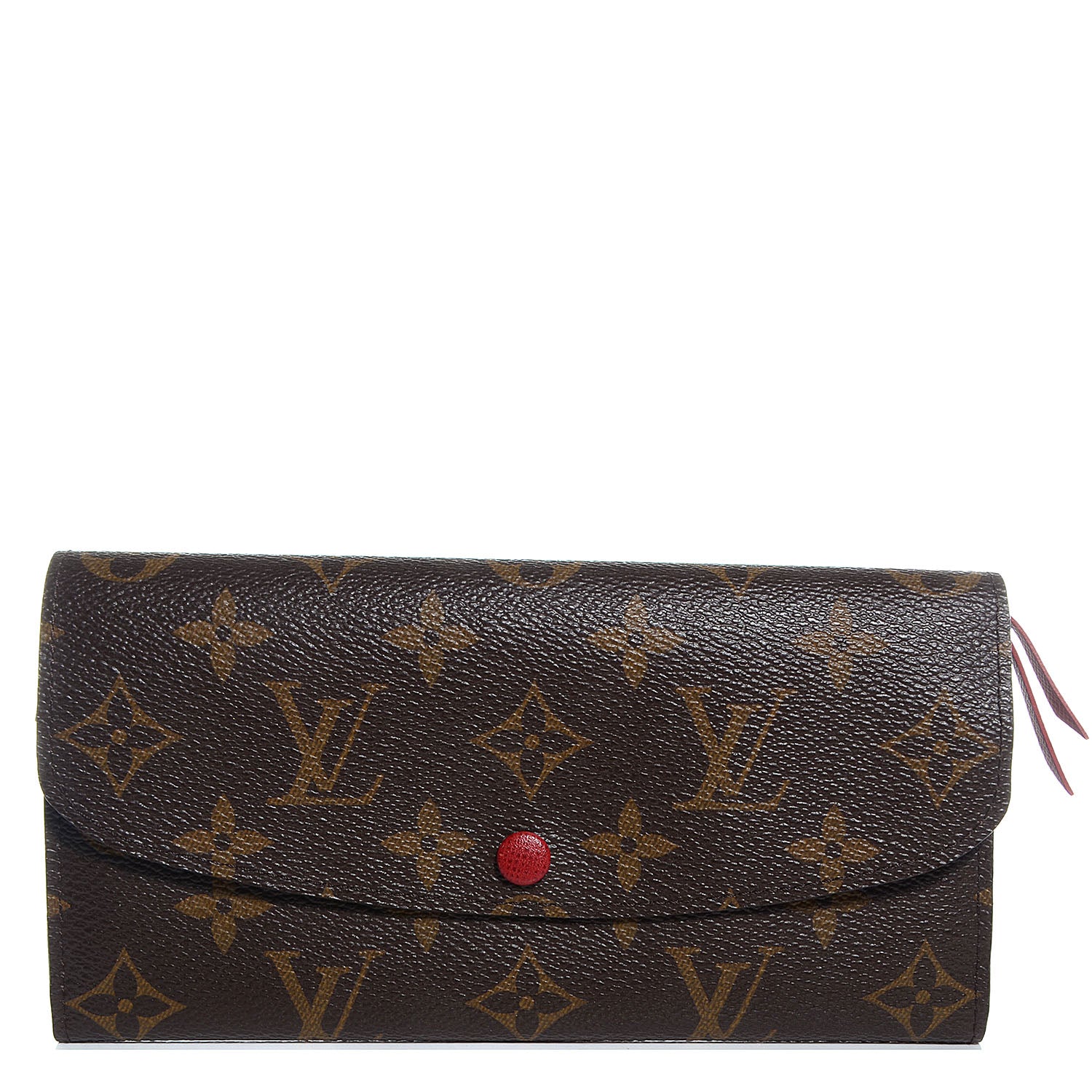 Louis Vuitton Monogram Emilie Wallet Red 1 of 7