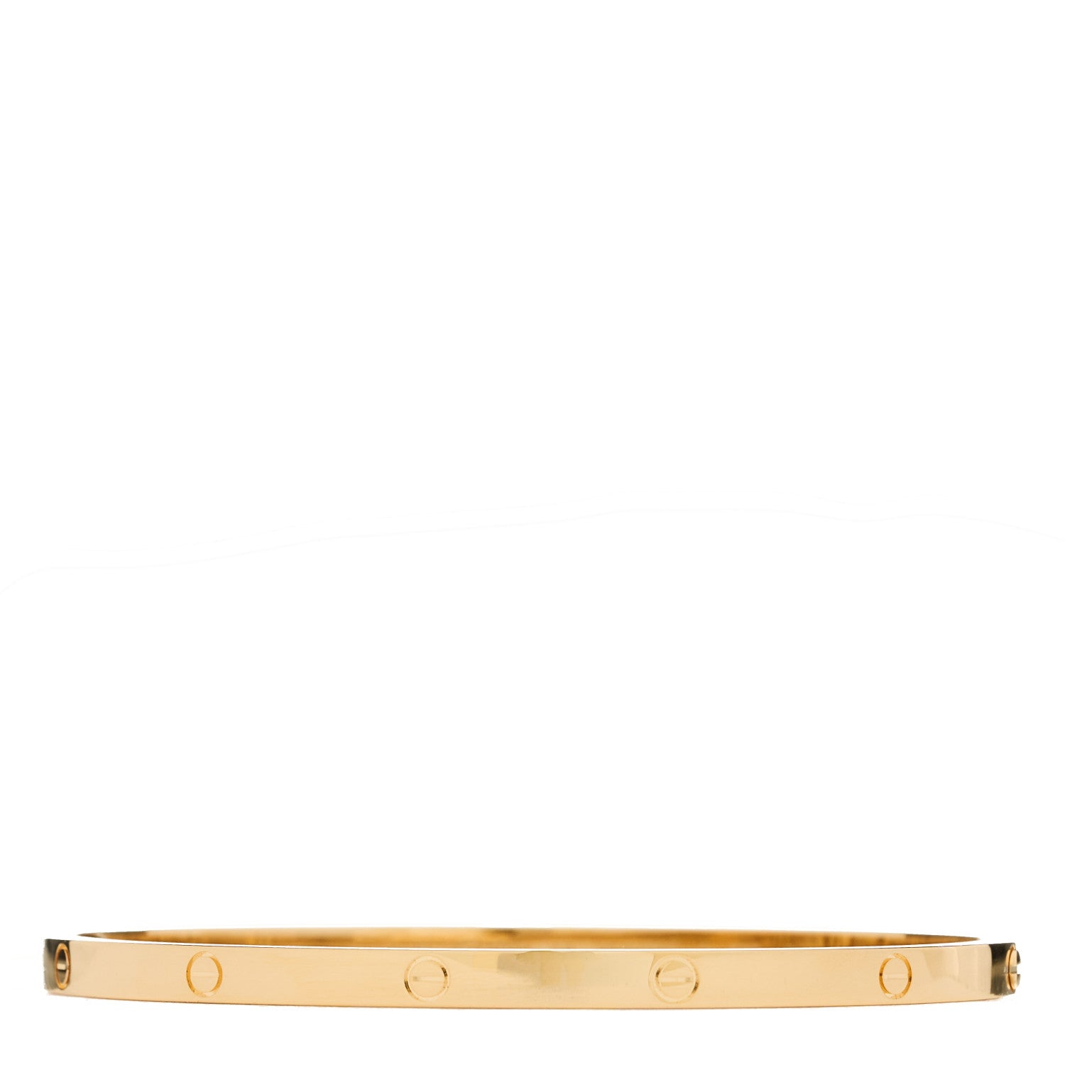 Cartier 18K Yellow Gold Small LOVE Bracelet 18 1 of 8