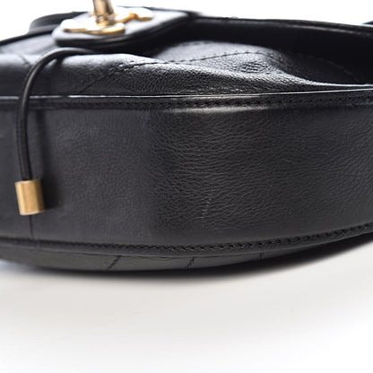 Chanel Calfskin Chevron Stitched Flap Black 9 of 11
