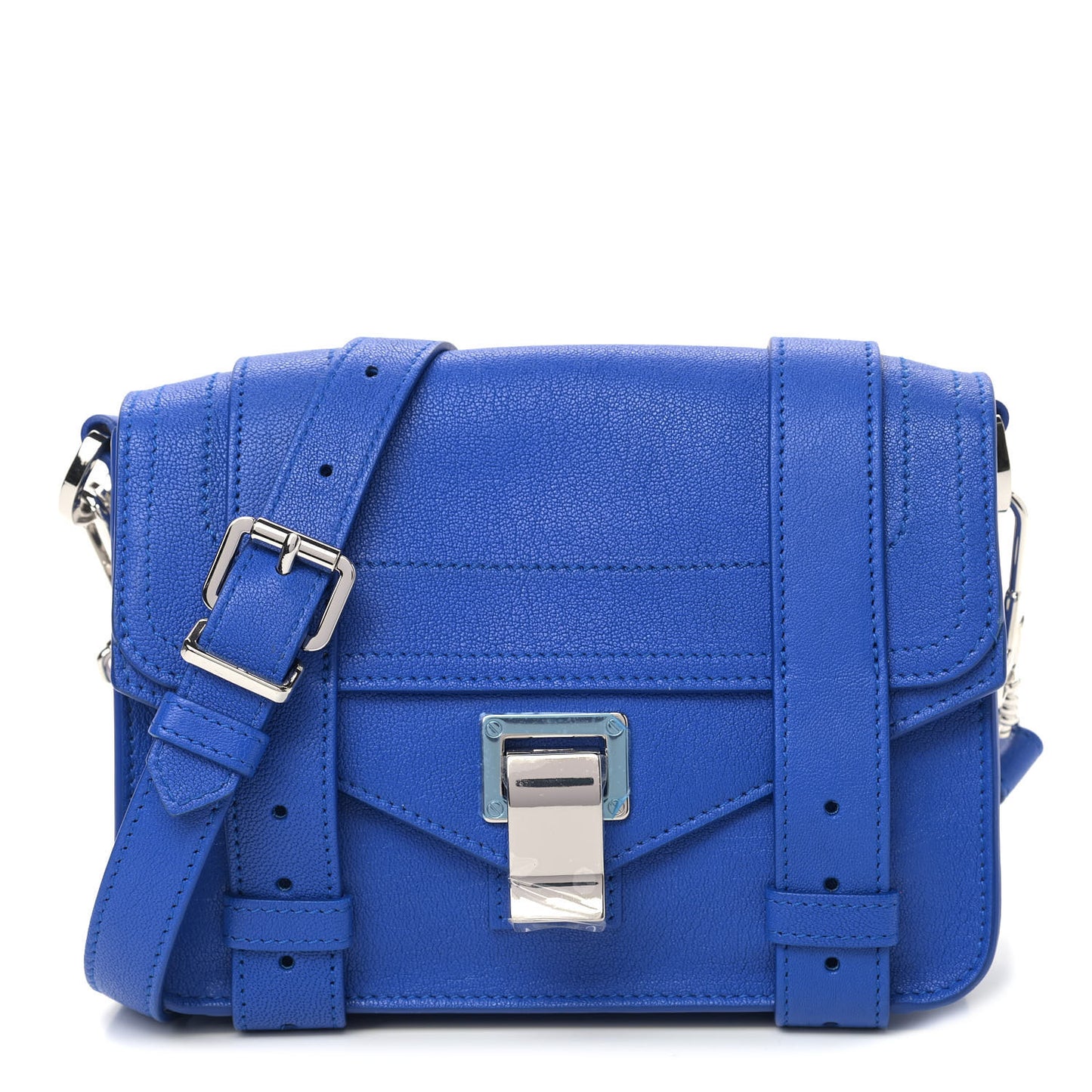 Lambskin PS1 Mini Pouch Messenger Blue