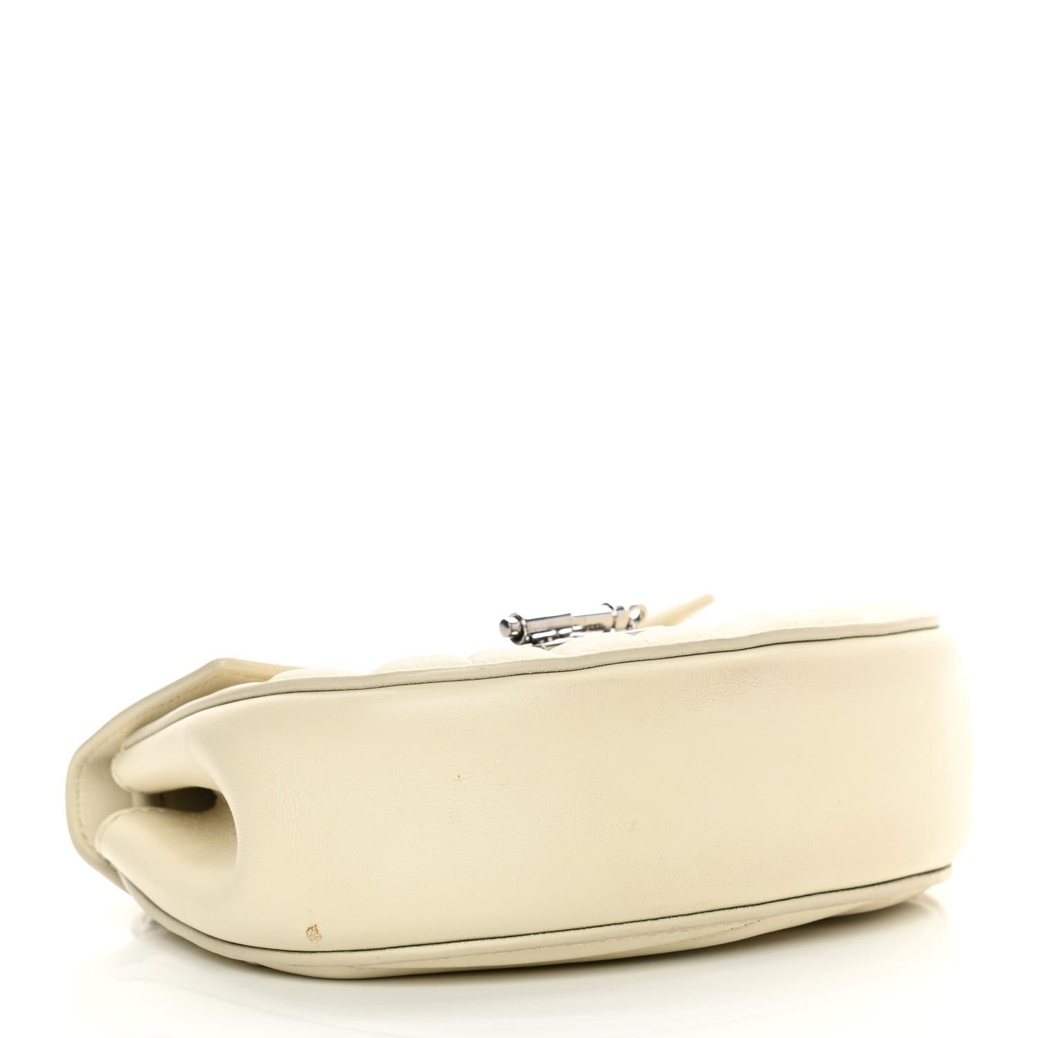 Chloe Calfskin Quilted Mini Drew Bijou Shoulder Bag Natural White 4 of 17