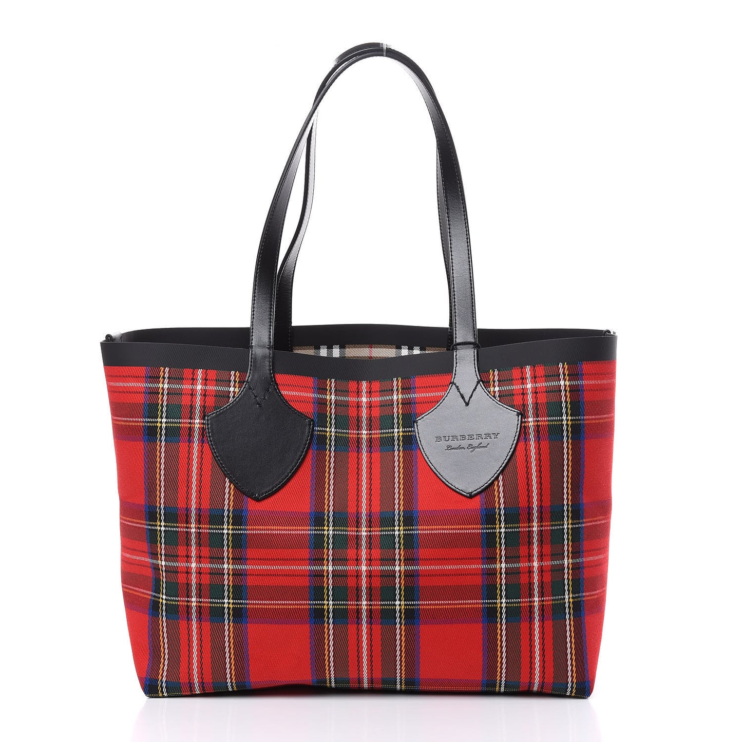 Vintage Check Medium The Giant Reversible Tote Antique Yellow Bright Red