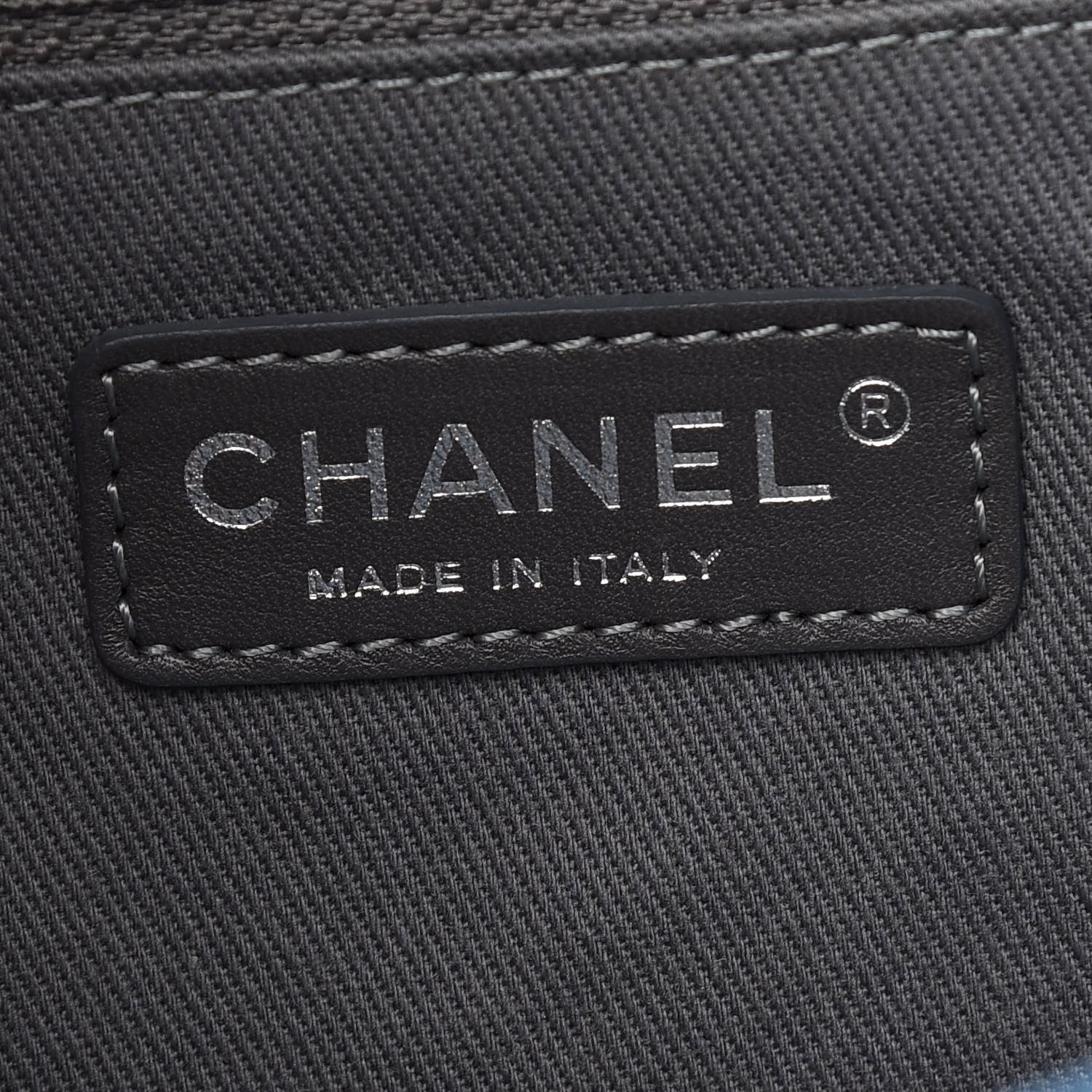 Chanel Iridescent Calfskin Glint Flap Blue 6 of 9