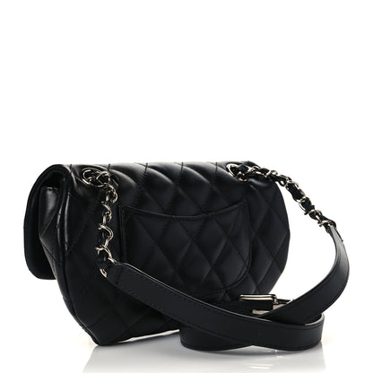 Chanel Calfskin Quilted CC Uniform Flap Belt Bag Black 4 of 21