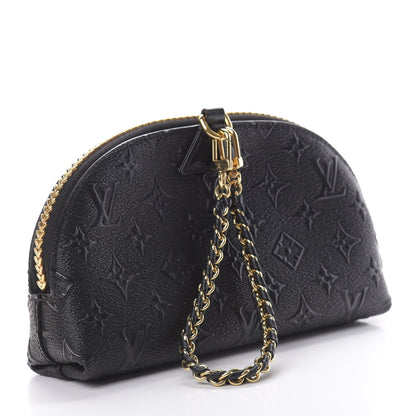 Louis Vuitton Embossed Monogram Midnight LV Moon Pochette Black 3 of 8
