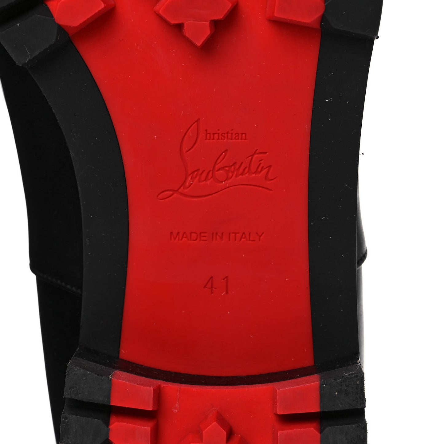 Calfskin Ingrassato Croche Cate 20 Boots 41 Black