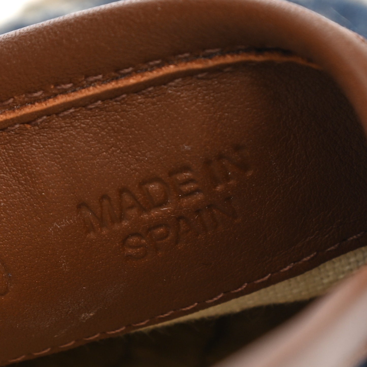 Denim GG Monogram Espadrilles 39.5 Blue Tea Cuir