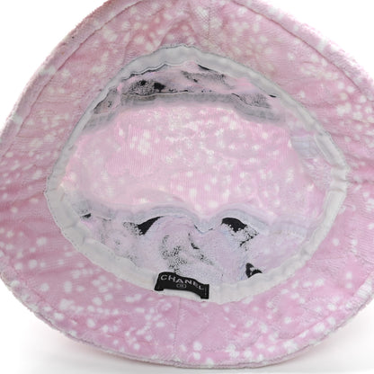 Chanel Terry Cloth CC Bucket Hat S Pink Black 7 of 8