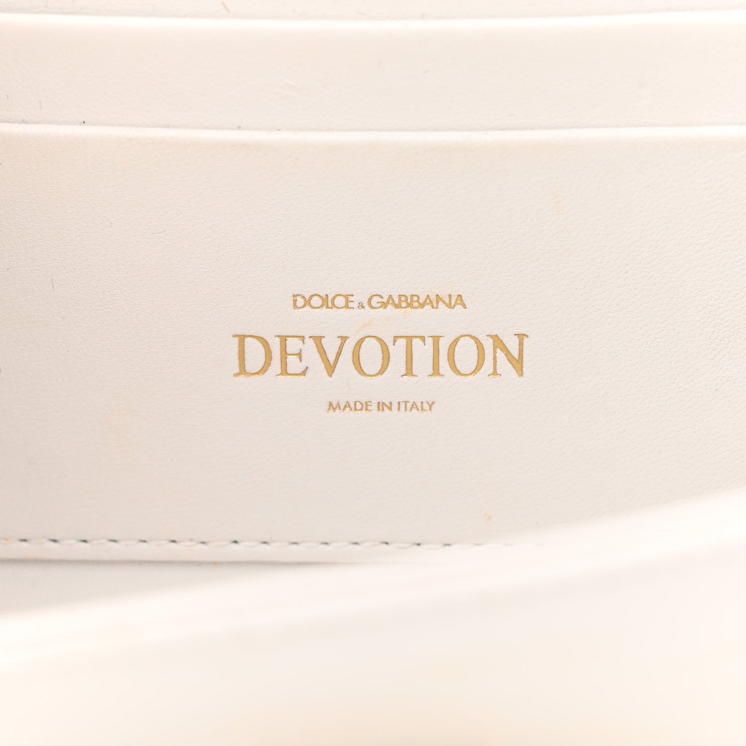 Dolce & Gabbana Calfskin Medium Devotion Crossbody Bag White 6 of 9