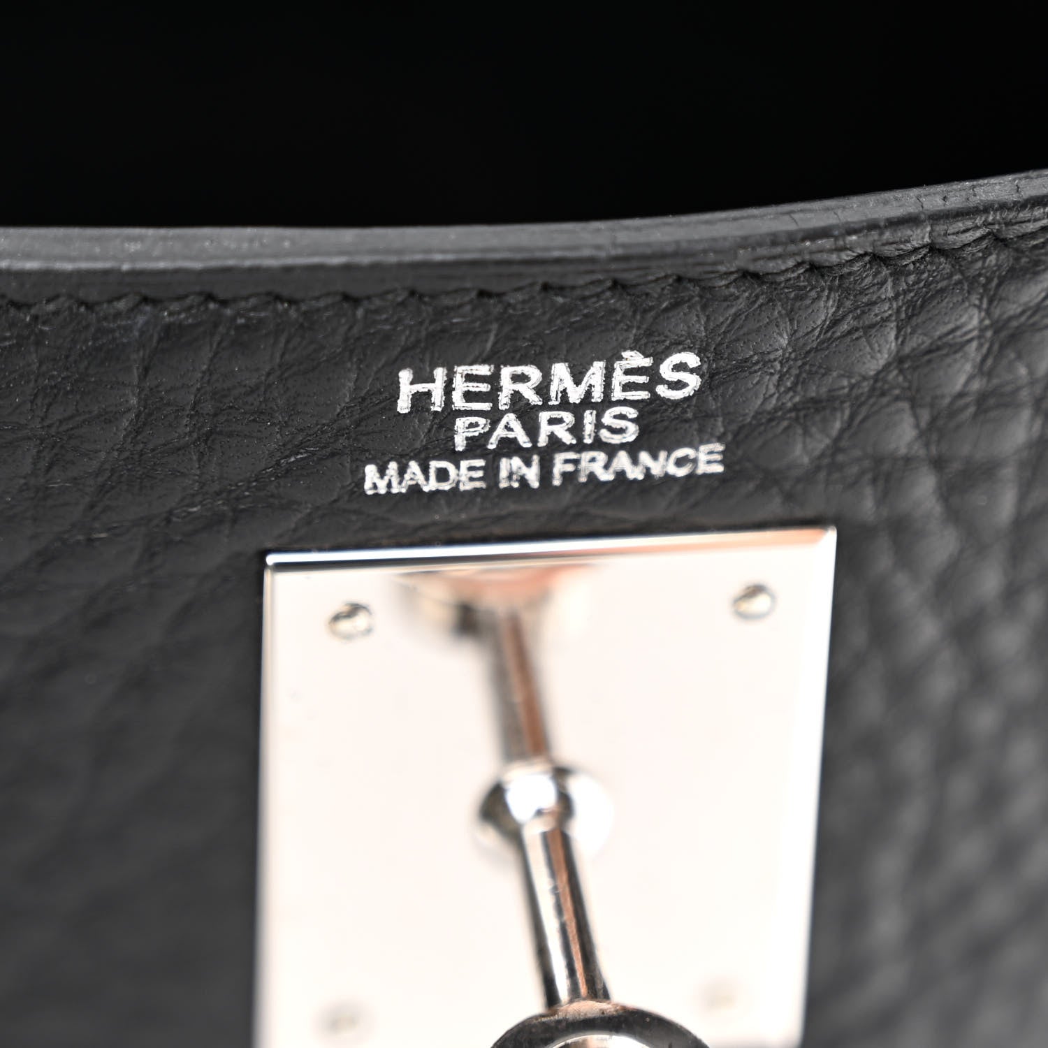 Hermes Fjord Kelly Retourne 32 Black 6 of 14