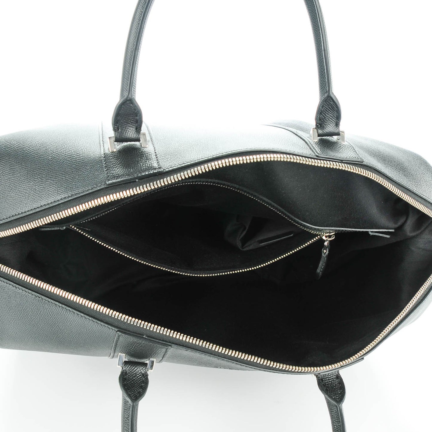 Grained Calfskin Small 24 Hour Tote Black