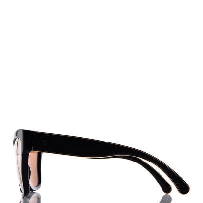 Chanel Acetate CC Cat Eye Sunglasses 5271 Black 4 of 8